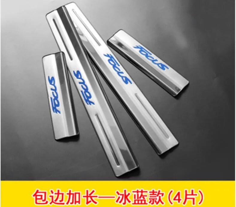 

welcome pedal retrofit threshold bar stainless steel For Ford Focus 2012-2018 trim bar Car Styling