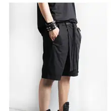 27-44, хит! летняя новая модная повседневная юбка мужская одежда персонализированные шорты Асимметричные Брюки на молнии шорты