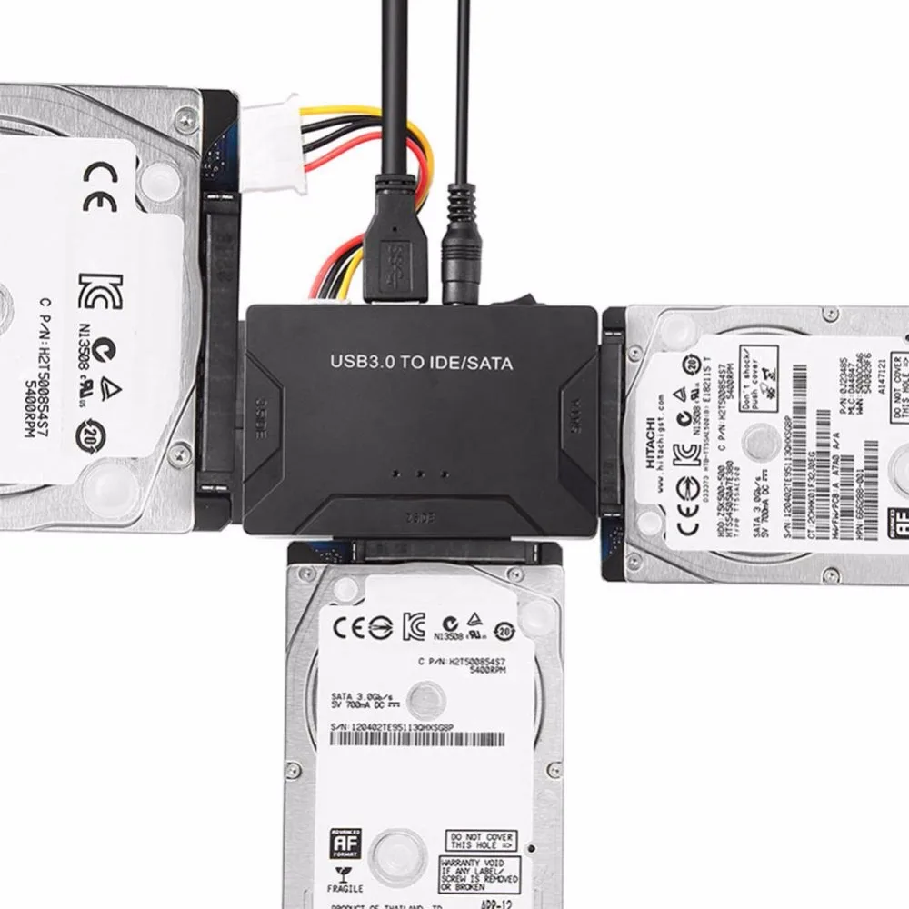 Конвертер для жесткого диска HDD USB3.0 на SATA/IDE внешнего 2 5 дюйма/3 дюйма Чехол Гбит/с