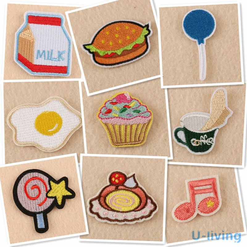 

1pcs Mix fashion Patches for Clothing Iron on Embroidered Sew Applique Cute Patch Fabric Badge Garment DIY Apparel Accessories