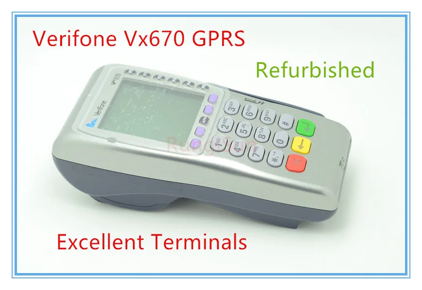Verifone Восстановленное Vx670 GPRS POS терминалы 10 шт./упак