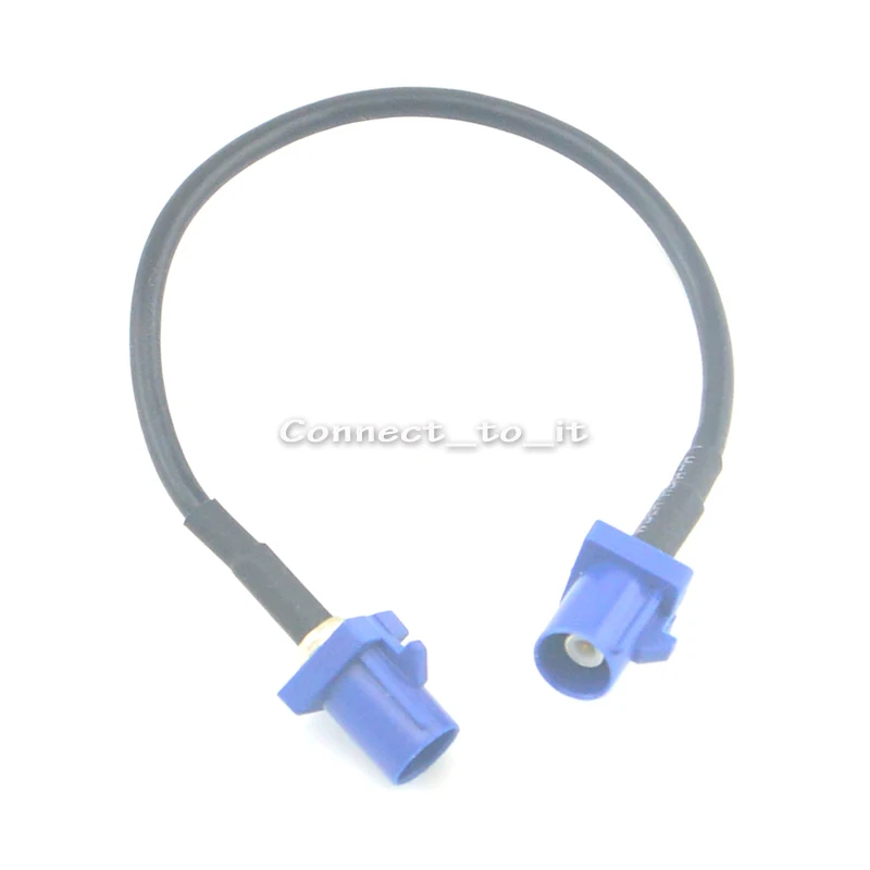 

GPS Antenna Extension Cable Fakra C Plug to Male Plug Pigtail Cable RG174 15CM
