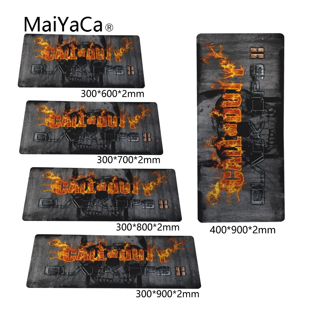 

MaiYaCa High Quality Durable Large Game Anti-Slip Mouse Pad Anime Black ops 2 Wallpaper Rubber Mouse Mats