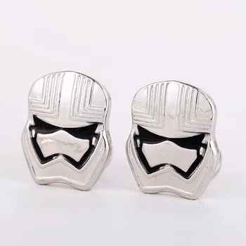 New Arrival Hot Movie Star Wars Stormtrooper Shirt Cufflinks Movie Fans Star Wars Gift Men&Women Cool Cuff links -1R New Arrival Hot Movie Star Wars Stormtrooper Shirt Cufflinks Movie Fans Star Wars Gift Men&Women Cool Cuff links -1R