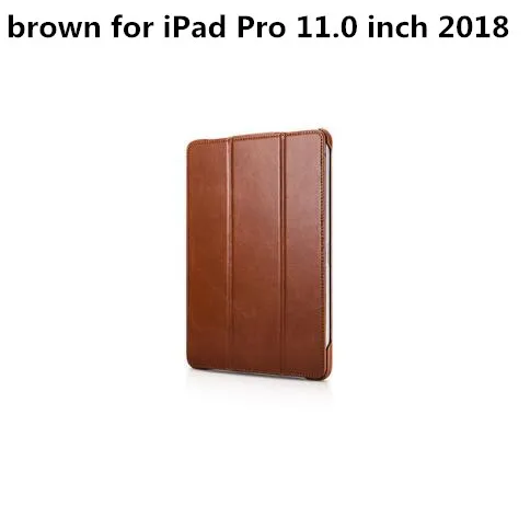 ICarer для iPad Pro 11 дюймов iPad Air 10,5 Mini5 Mini 5 чехол из натуральной кожи для iPad Pro 12,9 дюйма iPad air 3 - Цвет: iPad Pro 11 2018