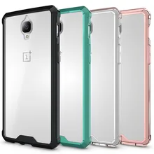 D для Oneplus 3T чехол A3003 Кристальный Гибридный Бампер прозрачный жесткий акриловый чехол-накладка для Oneplus 3T One Plus 3 One Plus 3T телефон чехол s Coque