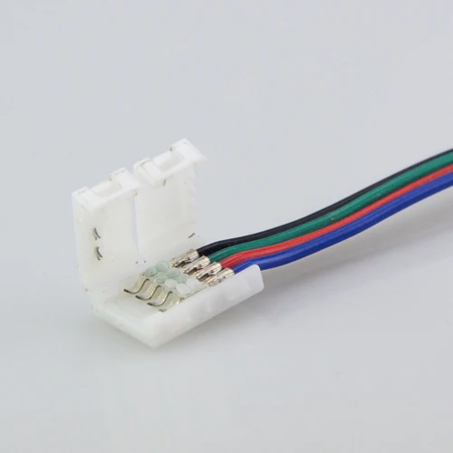 4pin RGB Женская Светодиодная лента без разъема для пайки светодиодный удлинитель для ленты 3528 5050 RGB Светодиодная лента