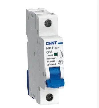 

CHINT MCB NB1-63 1P low voltage mini miniature circuit breaker Modular DIN Rail motor protection Air Switch
