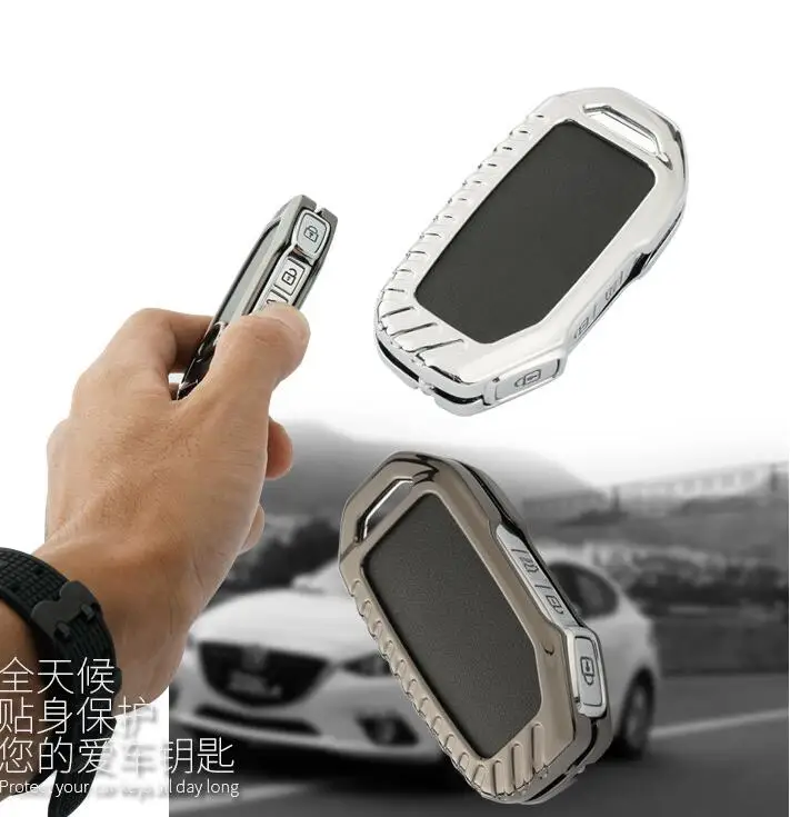 Автомобильный чехол для ключей из гальванического сплава для KIA Sportage Smart Remout Key Case Аксессуары