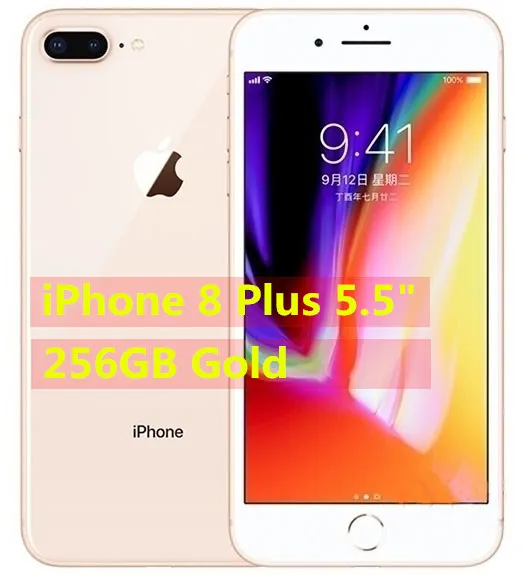 Мобильный телефон Apple iPhone 8 8 P 8 Plus 64 Гб/256 ГБ Hexa core 3D Touch ID LTE wifi 12.0MP 4," /5,5" отпечаток пальца - Цвет: iPhone 8P 256GB Gold