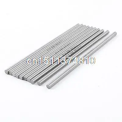 

10 Pcs 3.6mm x 100mm HSS Grooving Tool Round Turning Lathe Bars Silver Gray