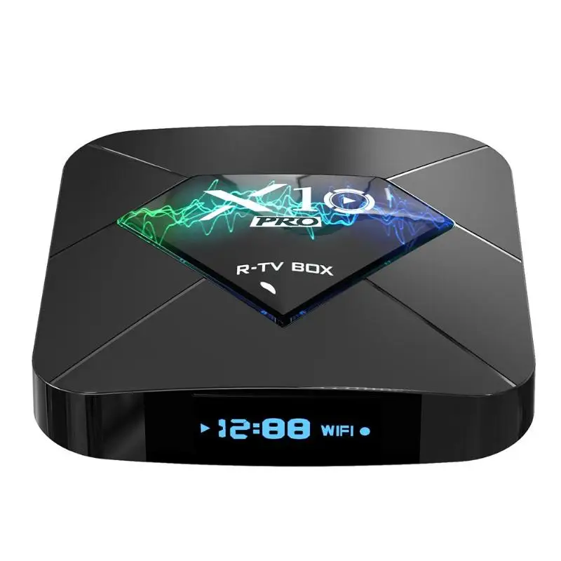 4GB 64GB TV BOX X10 Pro ТВ приставка Android 8,1 Amlogic S905X2 4 Гб+ 32 Гб 64 Гб WiFi BT4.0 ТВ приставка WiFi Bluetooth 4K HD медиаплеер - Цвет: 4GB 64GB TV BOX