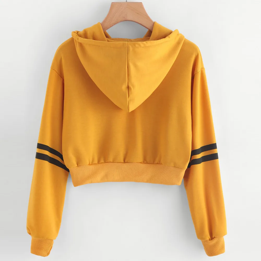 jaket crop hoodie