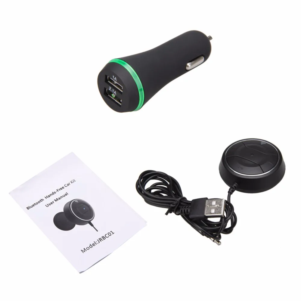 NFC автомобильный комплект 3 5 мм Aux Bluetooth 0 аудио приемник с громкой связью mp3 плеер