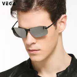 VEGA высокое качество цветное зеркало выполненные солнцезащитные очки поляризованные военные Класс очки Алюминий магниевого сплава рама 3043