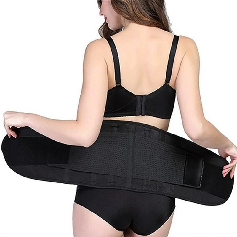 

Men Women Neoprene Lumbar Waist Support Waist Trimmer Belt Unisex Exercise Weight Loss Burn Shaper Gym Fitness Belts
