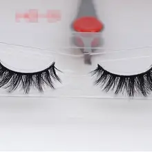 Модный стиль Роскошные настоящие накладные ресницы, норка-Вегаса несколько слоев 3D ресницы натуральные длинные мягкая норка ресницы