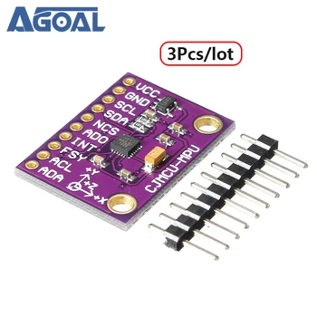 

3Pcs/lot MPU9250 integrated 9DOF nine axis /9 axis attitude accelerometer gyro compass magnetic field sensor For DIY