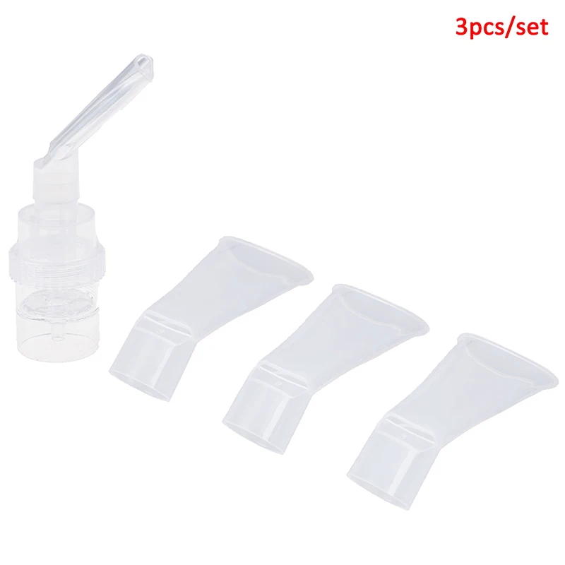 

3Pcs Mouth Tube Inhaler Nebulizer Mouthpiece Household Adult Child Mouth Tube For Inhaler Set Compressor Nebulizer Accessories
