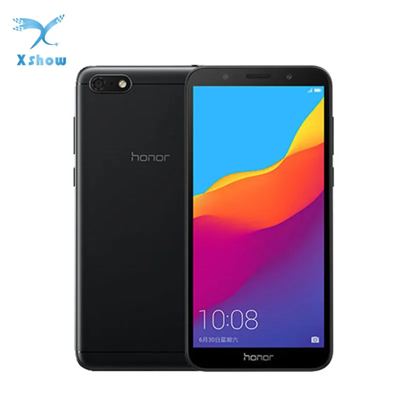 Смартфон Honor 7 Play с глобальной ПЗУ 5,45 дюймов MT6739 четырехъядерный Android 8,1 13 МП+ 5 Мп камера 3020 мАч для распознавания лица - Цвет: 2GB 16GB Black