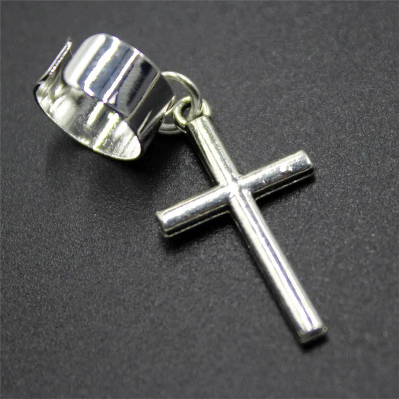 Серьги гвоздики женские с крестом золотого и серебряного цвета|fashion stud earrings|stud