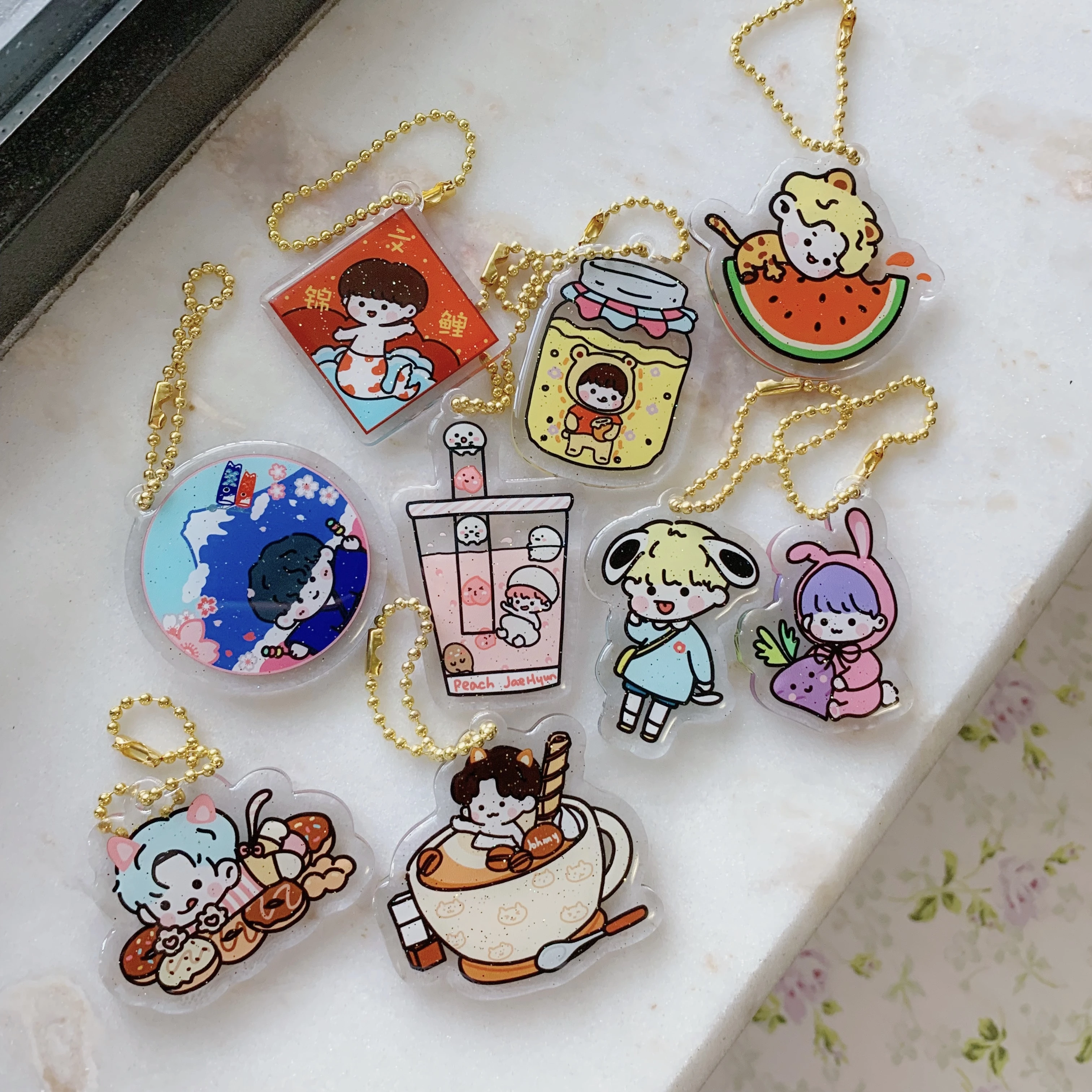 

KPOP NCT 127 NCT WE ARE SUPERHUMAN POP-UP kihno album Taeyong Yuta Keychain Keyring Lovely Pendant Thoughtful Gift HOT