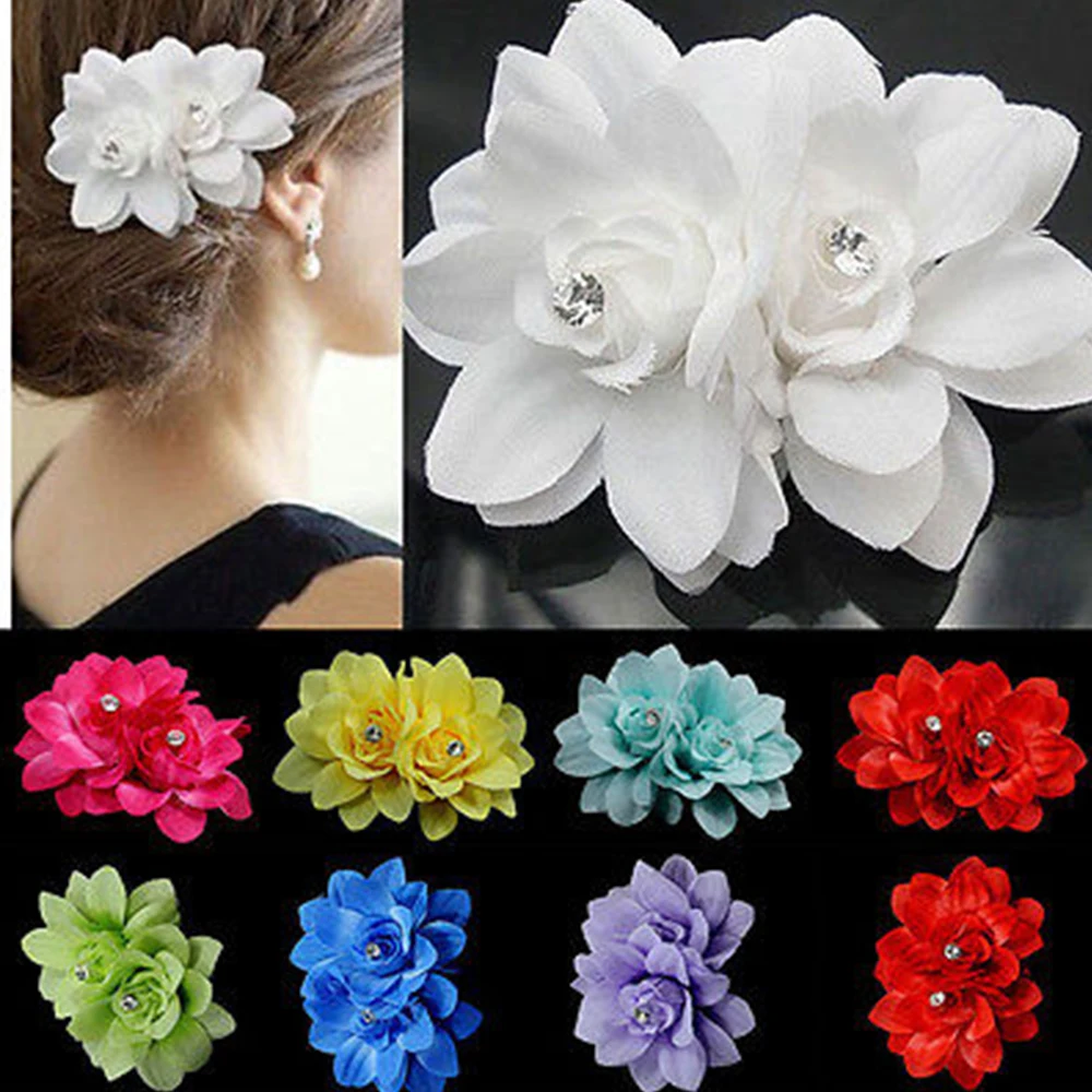 Buy Bridal Emulation Flower Hairpin Barrette Bohemian