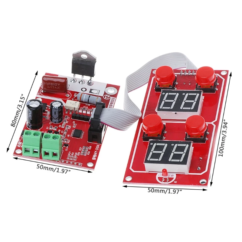 NY-D04 40A/100A Digital Display Spot Welding Machine Controller Time Panel Board