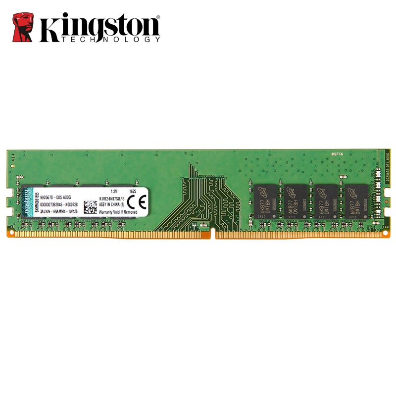 Kingston DDR4 RAM 8GB 4GB 2400Mhz Memoria ram ddr 4 Sticks PC4-2400 1.2V SDRAM 288Pin 1Rx8 CL17 Desktop PC gaming ddr4 16 gb kingston laptop memory 4gb 8gb cl17 ddr4 2400mhz compatible 2133 288 pin udimm 1 2v notebook ram