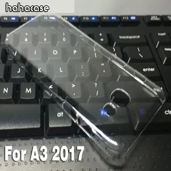

500pcs Hard Plastic Ultra Thin Clear Case For Samsung A3 5 7 2015 2016 2017 A8 9 Phone Case Anti-Shock Slim Crystal Shell Cover