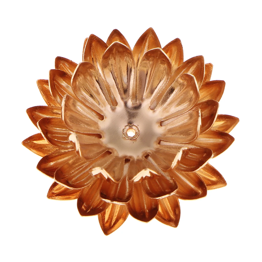 1 piece copper flower for bead cap flatback embellishment decors