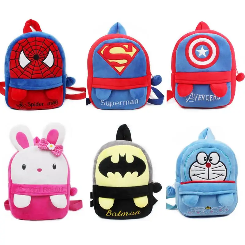 Small size plush backpack withfoot Lovely Children's School bag plush