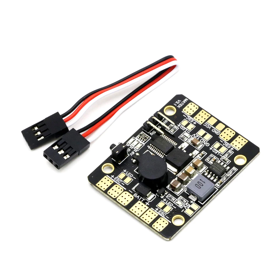 Мини концентратор питания распределительная плата PDB с BEC 5V & 12V для FPV QAV250 ZMR250