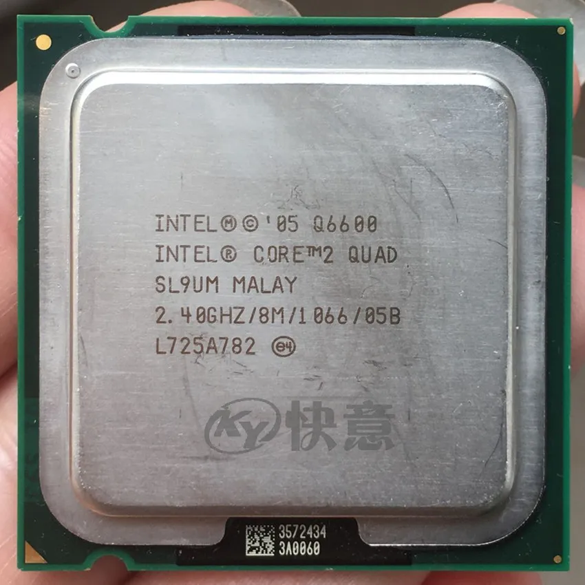 Intel Core2 Quad Prozessor Q6600 CPU 95W 105W (8M Cache, 2,40 GHz, 1066 MHz  FSB) SLACR SL9UM GEHEN LGA775 Desktop CPU - AliExpress