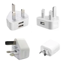 Настенное зарядное устройство для мобильного телефона Великобритания/AU вилка USB переходник для зарядного устройства для iPhone samsung Xiaomi huawei