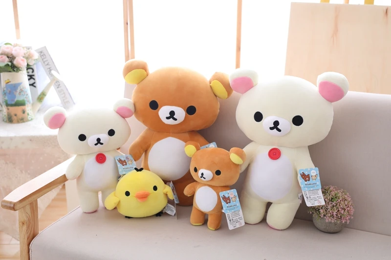 Rilakkuma плюшевые игрушки милые маленькие животные мягкий медведь диван подушка украшения комнаты подарок на день рождения подходит для детей