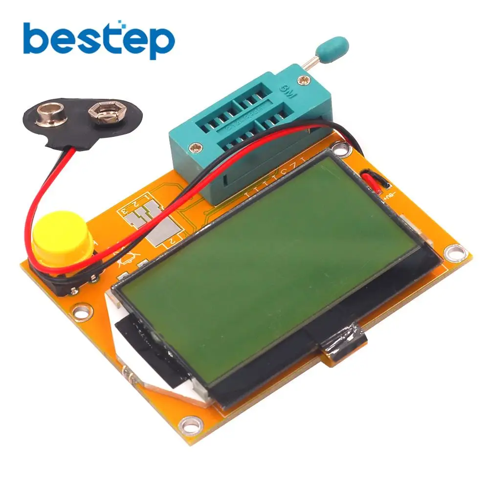

LCR-T4 Battery Buckle Version ESR Meter Transistor Tester Digital Mega328 M328 Lcr Diode Capacitance Test Multimeter MOS/PNP/NPN