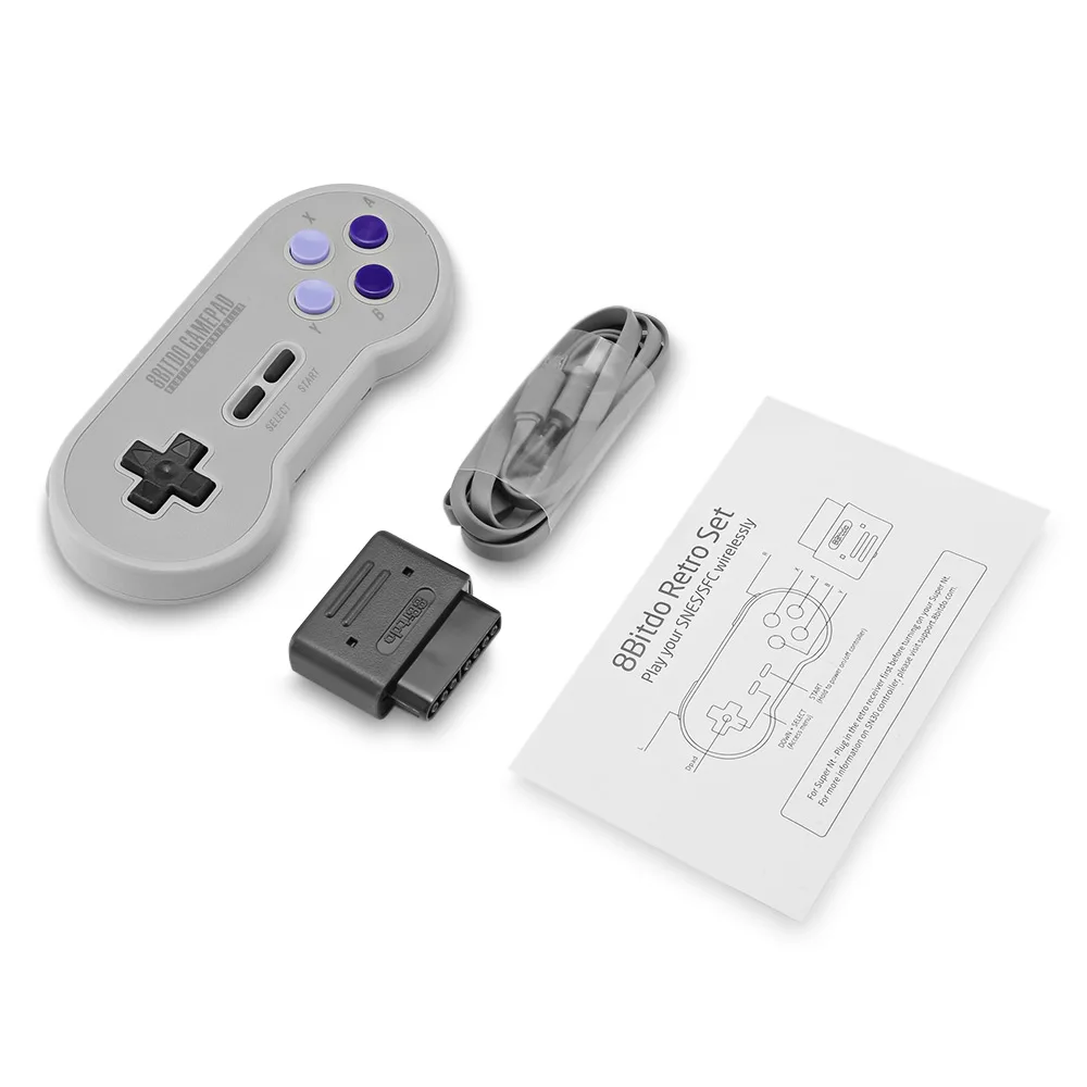 8Bitdo SN30 SN версия ретро беспроводной контроллер геймпад с Bluetooth приемник для Windows