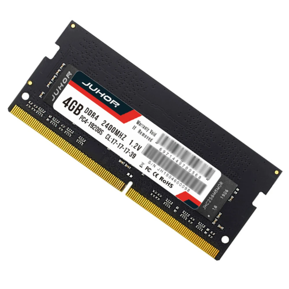 Ноутбук оперативная Память DDR4 Juhor 4 ГБ 8 ГБ PC4-19200 DDR4-2400MHz 260Pin 1,2 в SODIMM ноутбук оперативная память