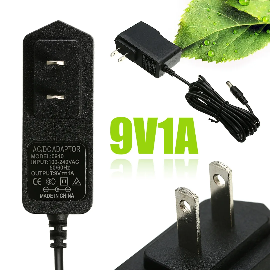 1 шт. адаптер питания 9 в А вход 5 5x2 мм 100 240 В|adapter us|plug usus adapter |