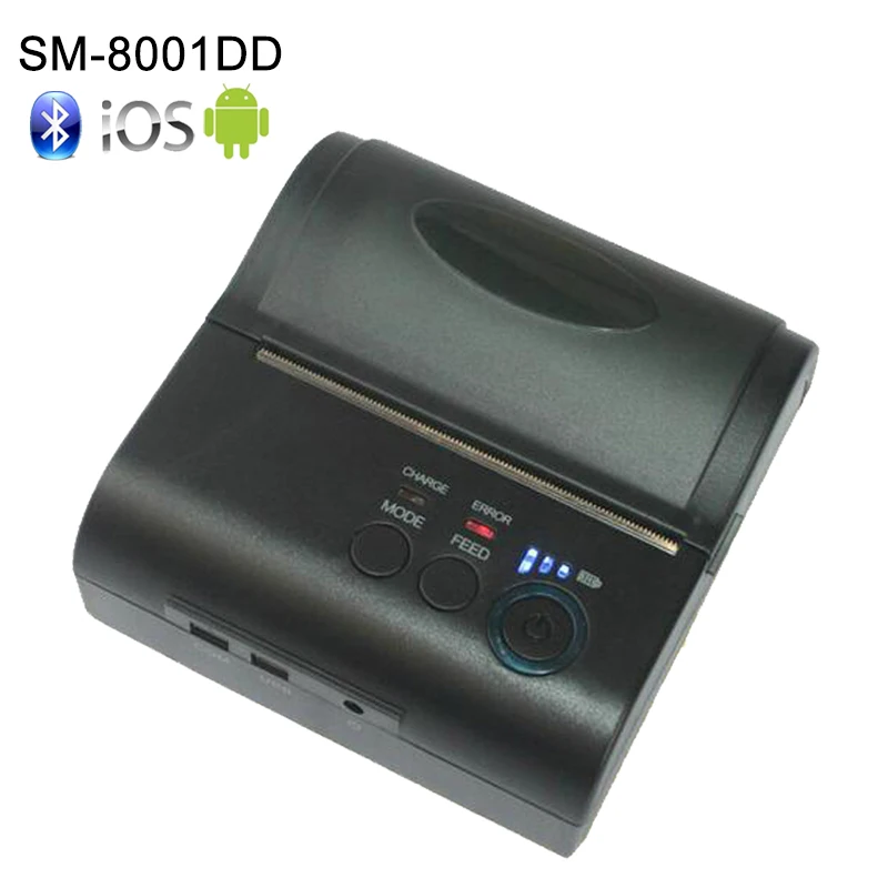 Free Sdk 80mm Mobile Portable Thermal Receipt Printer Android Bluetooth