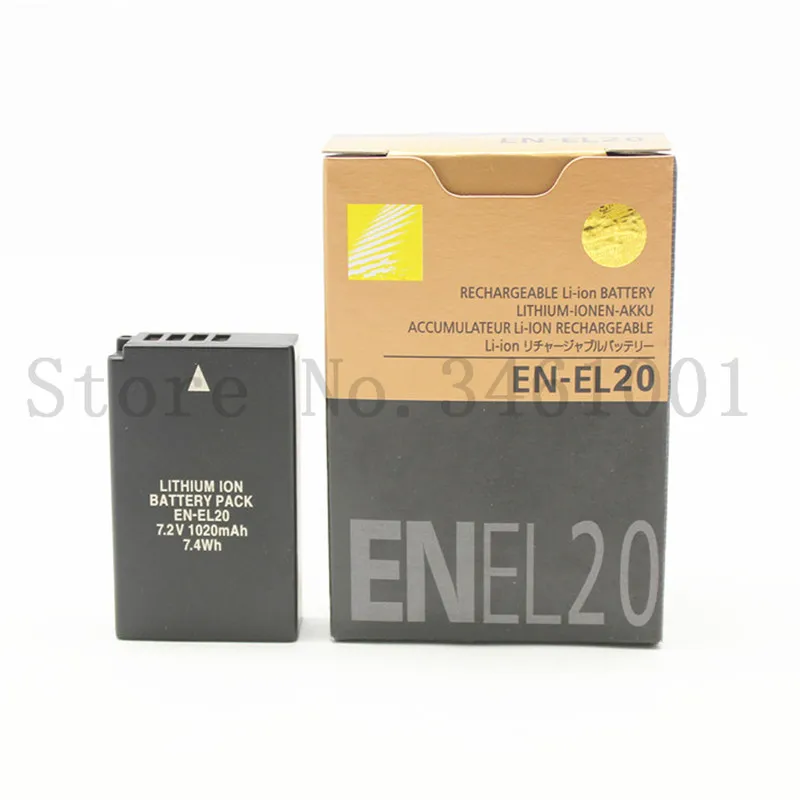 EN EL20 Digital batteries EN EL20 Camera Battery for Nikon Coolpix A 1