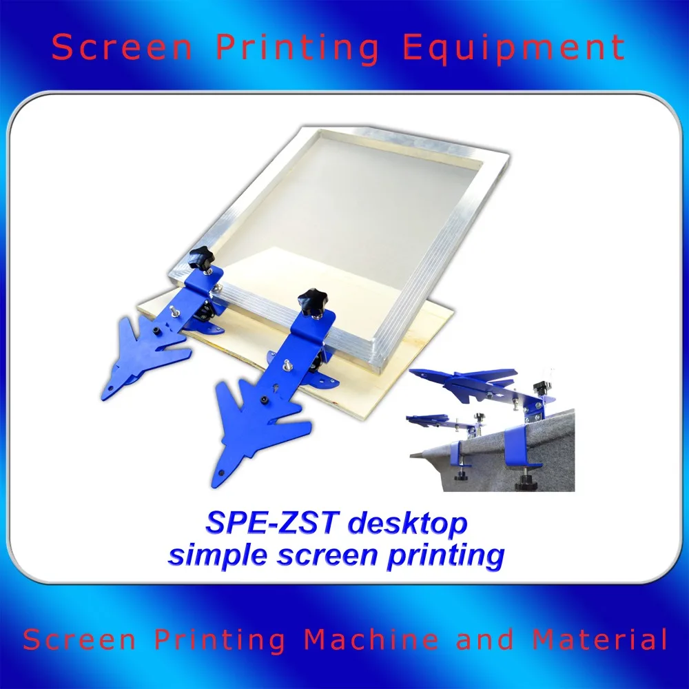 DIY Screen Printing with Hinge Clamp Set Screen Printing Plate by Hinge