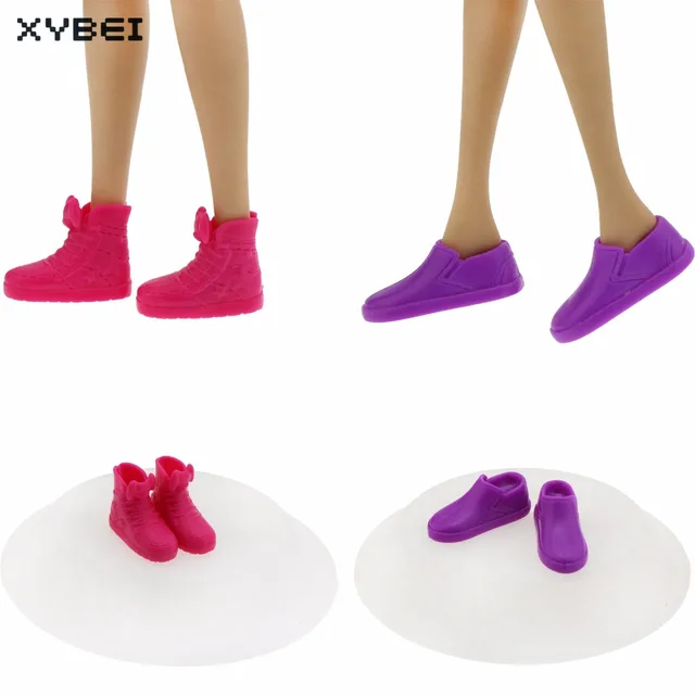 Best Offers 2 Pairs Fashion Sneakers Daily Casual Board Shoes Mixed Style Red Purple Flat Shoes For Barbie Kurhn Doll Accessories Kids Gift Best Offers 2 Pairs Fashion Sneakers Daily Casual Board Shoes Mixed Style Red Purple Flat Shoes For Barbie Kurhn Doll Accessories Kids Gift