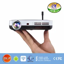DH-A70 Blu-Ray 3D Function Smart Android 4.4 Projector WIFI BT DLP TV LED Home Theater Proyector With Touch button Beamer