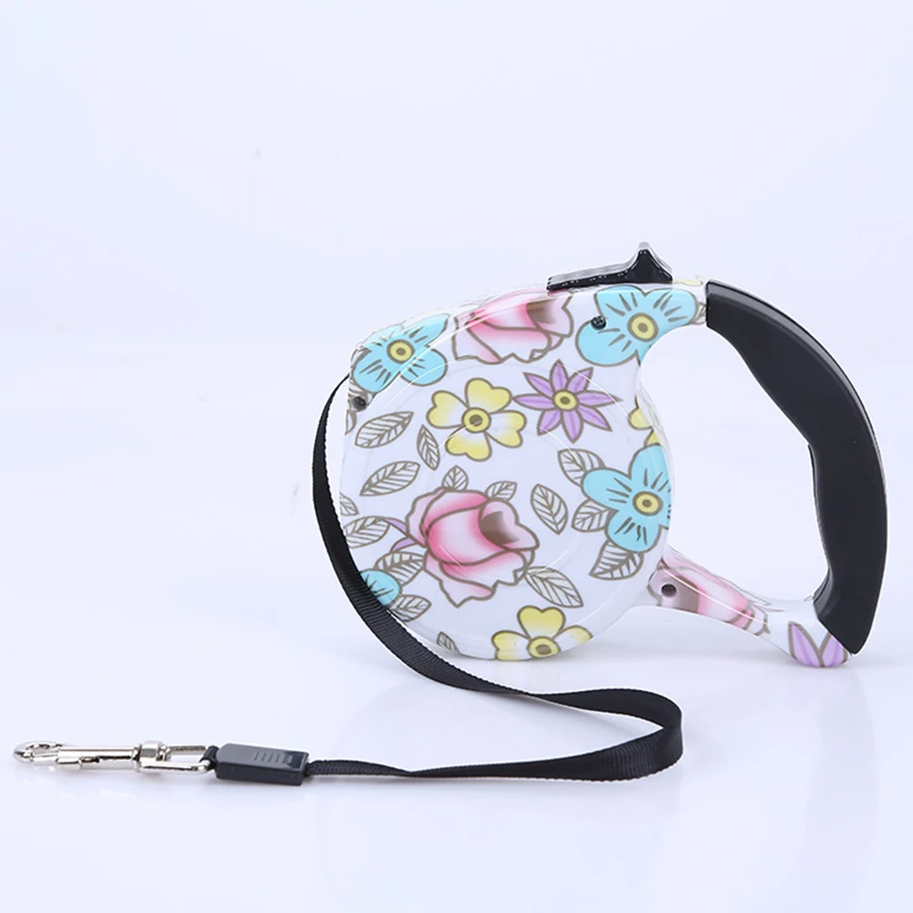Retractable Dog Leash 5m Leash Automatic Flexible Dog Collar Harness Puppy Patrol Rope Walking Cat Traction Small Medium Dog Lea
