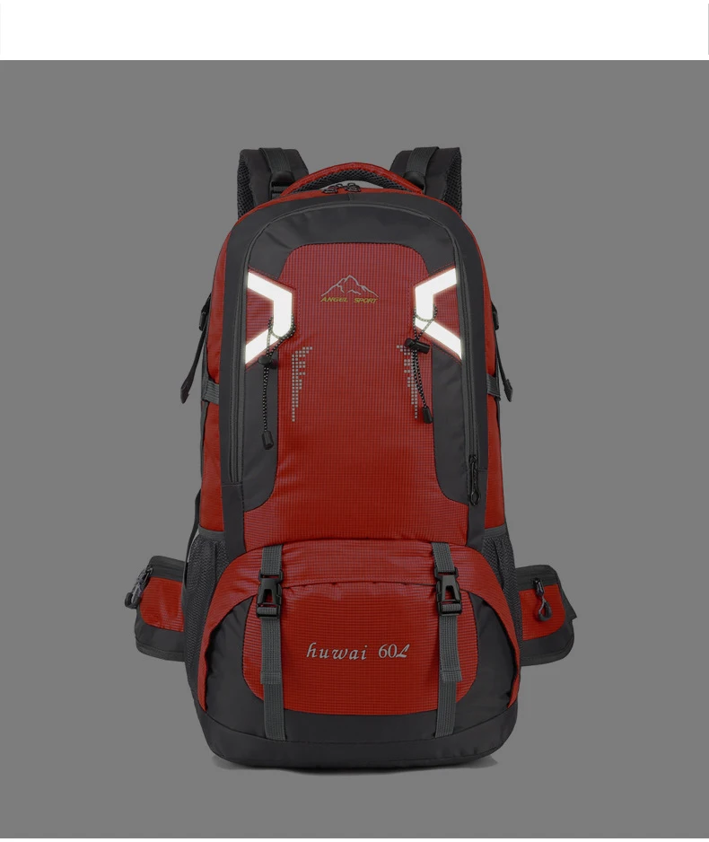60L водонепроницаемый мужской рюкзак унисекс, дорожная сумка, спортивная сумка, сумка для альпинизма, альпинизма, туризма, кемпинга, рюкзак для мужчин