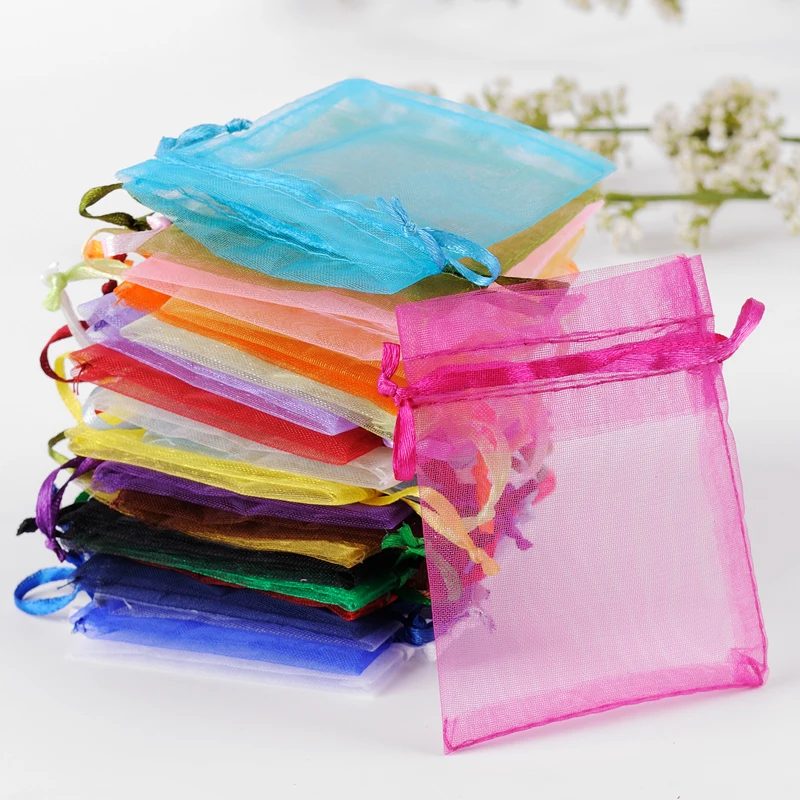 Organza Bag Soap Packaging 10x15cm 1000pcs bolsitas de regalo Organza