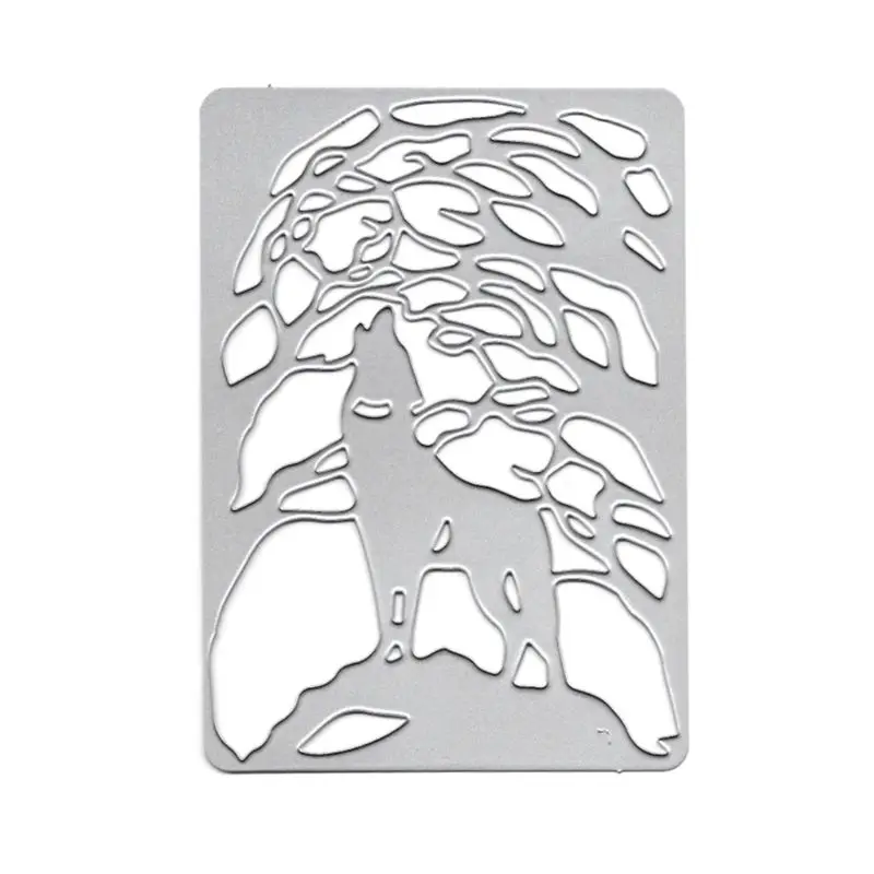 

Wolf Metal Cutting Dies Stencil DIY Scrapbooking Album Stamp Paper Card Embossing Crafts Decor