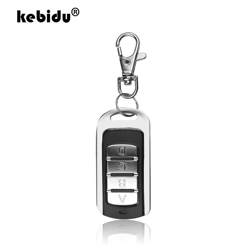 

kebidu Cloning Remote Control Duplicator Electric Copy Controller Mini Wireless Transmitter Switch 4 buttons Car Key Fob 433MHz
